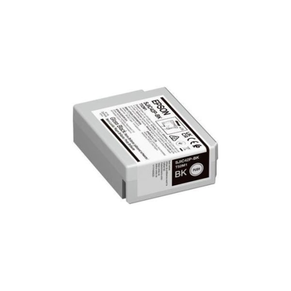Epson - Cartridge U4 SJIC42P-BK U4 Etikett BS