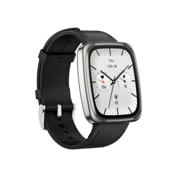 Smartwatch - AMAZFIT - Active 2 Square Premium - NFC - Skärm 1,75'' AMOLED - Safirglas