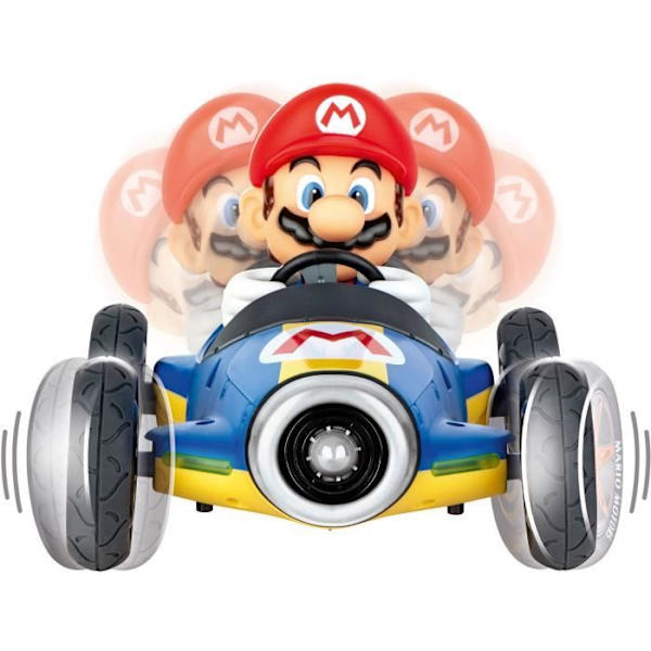 Mario Kart Mach 8 radiostyrd bil - CARRERA-LEKSAKER - Mario - 2,4 GHz - Flerfärgad Flerfärgad