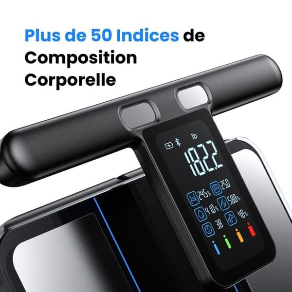 Pèse-personne Renpho Morphoscan MSC01 - Bluetooth - Svart Svart