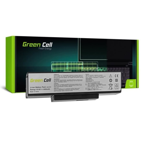 Green Cell® A32-K72 batteri för Asus K72 K72F K72J K72JR K73 K73S K73SV N71 N73 N73S N73SV X73 X 73E X73S Dator 4400mAh