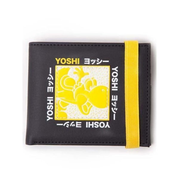 Nintendo Super Mario Festival Yoshi Bifold Wallet Black