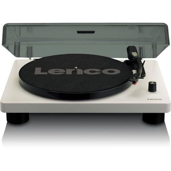 Skivspelare - LENCO - LS-50GY - Integrerade högtalare, USB, 33/45/78 RPM, Grå