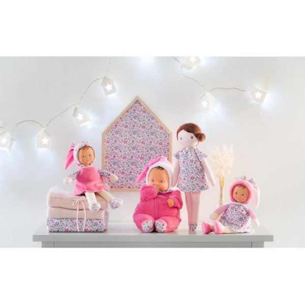 COROLLE - Mon Doudou Corolle - Babipouce Fleurs de Corolle - 28cm - från födseln Rosa