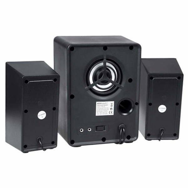 Högtalarset Audiocore AC910 Bluetooth 2.1 högtalare FM-radio, TF-kortingång, AUX, USB-ström Svart