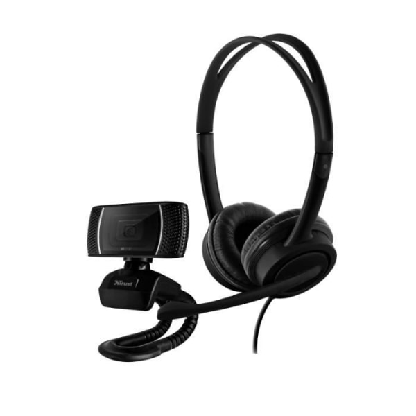 Pack 2 in 1 - TRUST - Doba Home Office Headset+webbkamera