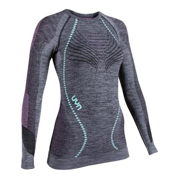 Uyn Women's Sports First Layer Topp - Multisport - Grå - Dam - Natex - Coolvent - Heatmemory Grå XS