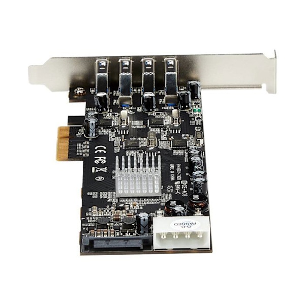 USB-adapter - STARTECH - PCI Express-kontrollkort med 4 USB 3.0-portar - 4 dedikerade 5 Gb/s-banor