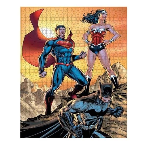 Puzzle DC Universe - Justice League 1000Pcs mångfärgad