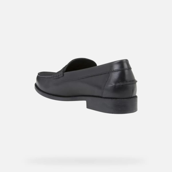 Geox U New Damon B Moccasin - SMO.LEA - Herr - Läder - Svart - Bred tå - Bekväm - Andas Svart 47