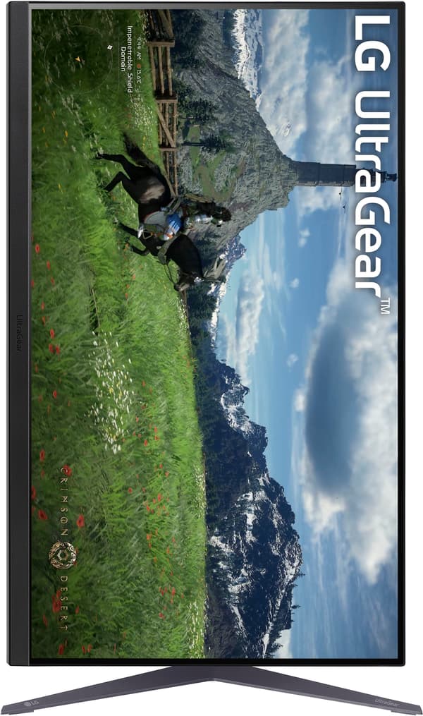 Spel-PC-skärm - LG - 32’’ - 180Hz - QHD - IPS-panel - 1ms - Höjdjusterbar - 2GS85Q-B