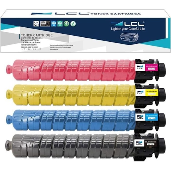 LCL Kompatibel Tonerkassett 841853 841856 841855 841854 Aficio MP C4503 MP C5503 MP C6003
