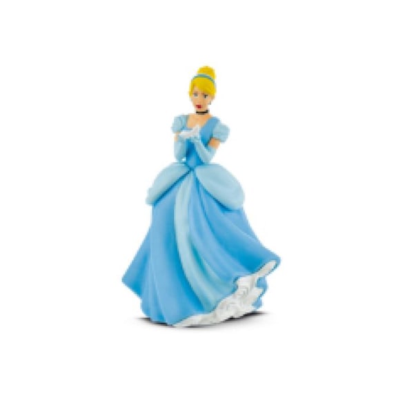 Figurine Cendrillon med sin glasstrumpa Blå