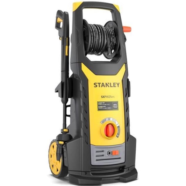 Dual Tech dubbelpump högtryckstvätt - STANLEY - 150 bar - Flödeshastighet 810 l/h - 2500W