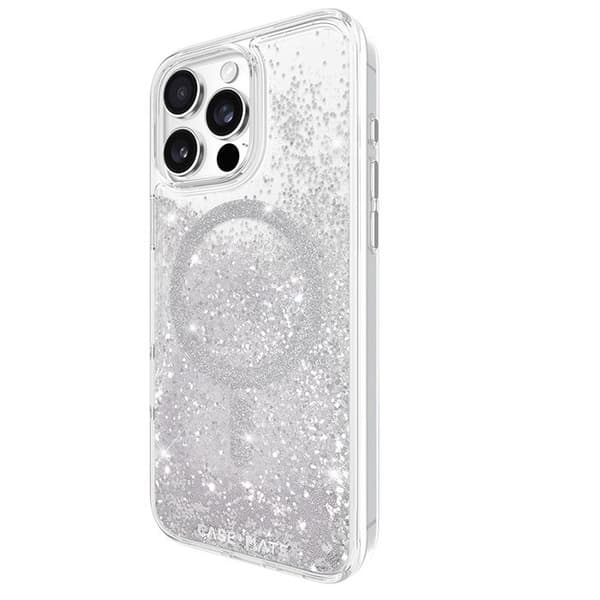 Skyddande fodral - Case-Mate - Mate Waterfall - Silver - Semihård - MagSafe Silver
