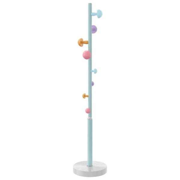 Blå klädhängare 172 cm pulverlackad järn