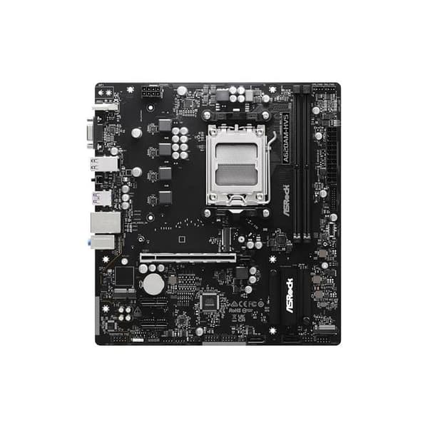 Moderkort - ASRock - AMD AM5 A620AM-HVS - Micro ATX - HDMI och D-Sub - USB 3.2 Gen1 Typ-C
