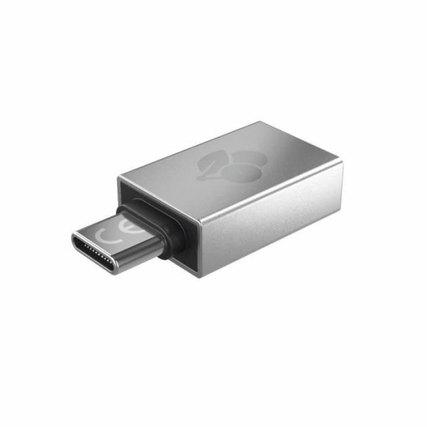 CHERRY 61710036 USB-A USB-C-KABEL KÖNSVÄXARE SILVER