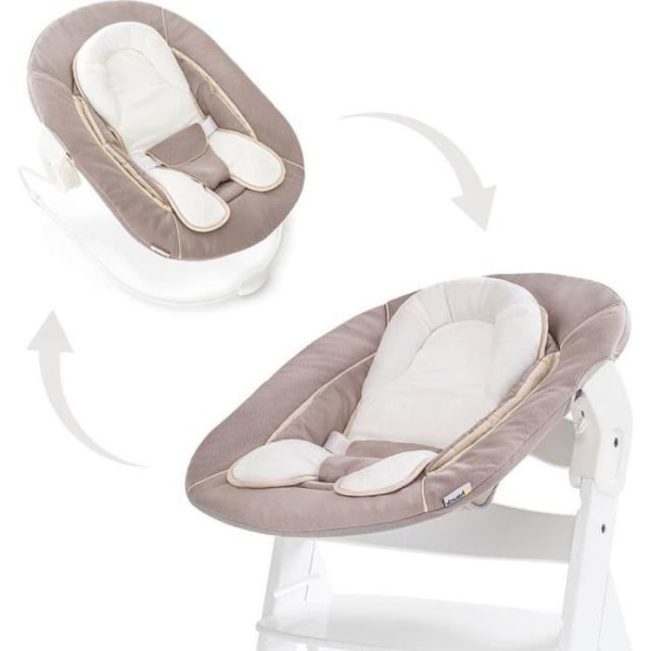 Solstol - HAUCK - Alpha Bouncer 2in1 - Bekväm och säker - Stretchbeige Färg(er): Stretchbeige