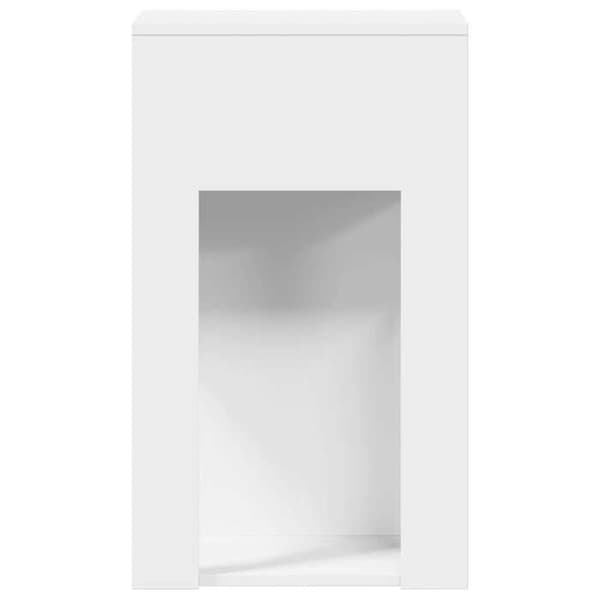 vidaXL Datorställ med låda vit 30x44x74 cm 858731