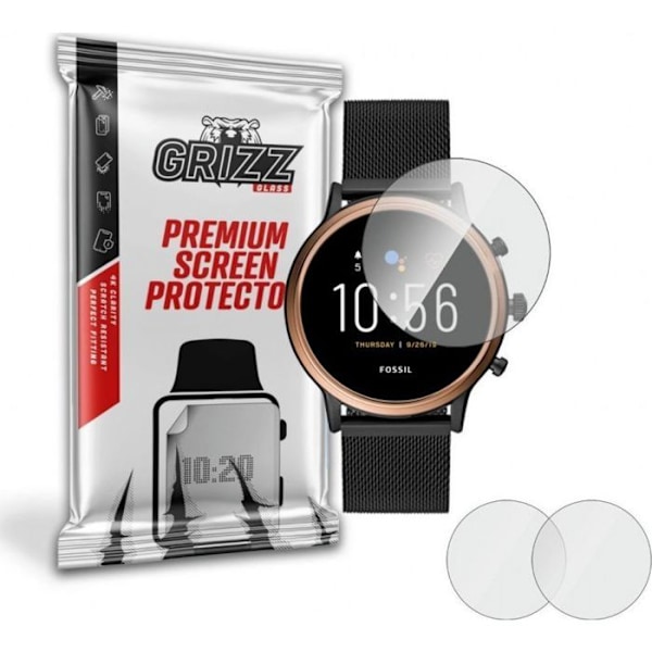 Glas för smartklocka - skärm för smartklocka Grizzglass Hybrid Glass Grizz Watch Universal 38 mm