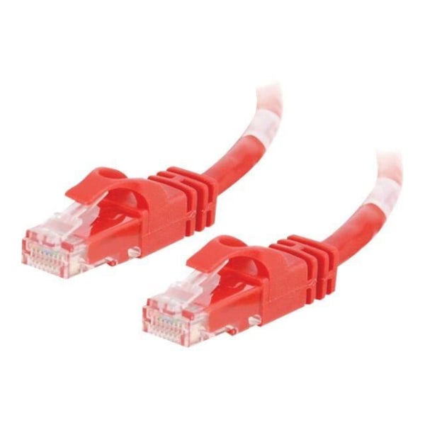 CAT6 SNAGLESS CROSSOVER UTP PATCH CABLE RÖD 3M