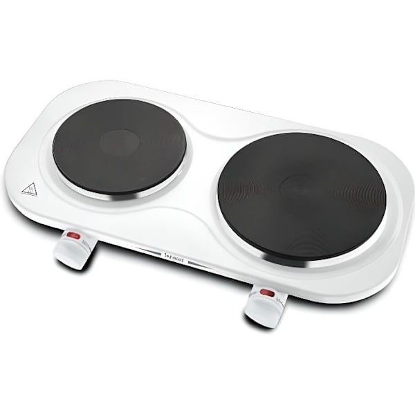 TECHWOOD TPE-204 Fristående gjutjärnsgrill - Vit