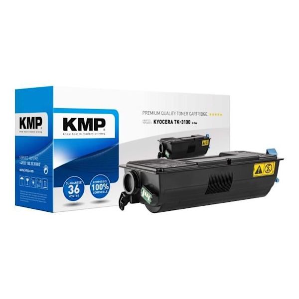 KMP K-T66 svart tonerkassett för Kyocera ECOSYS M3040/M3540 - 16500 sidor - 3 års garanti