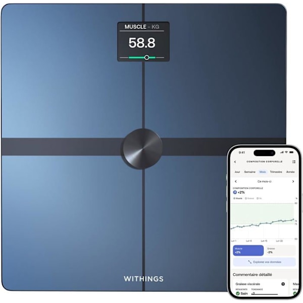 Ansluten våg Withings Body Smart Svart