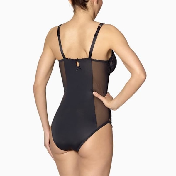Arum Sans Complexe Bodysuit - Svart - Textronic Spets - Ladder Day Finishes - Microfiber - 90C