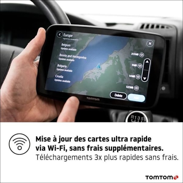 Husbil och husvagn GPS TOM TOM GO Camper Max - 7" HD-skärm - Världskartläggning