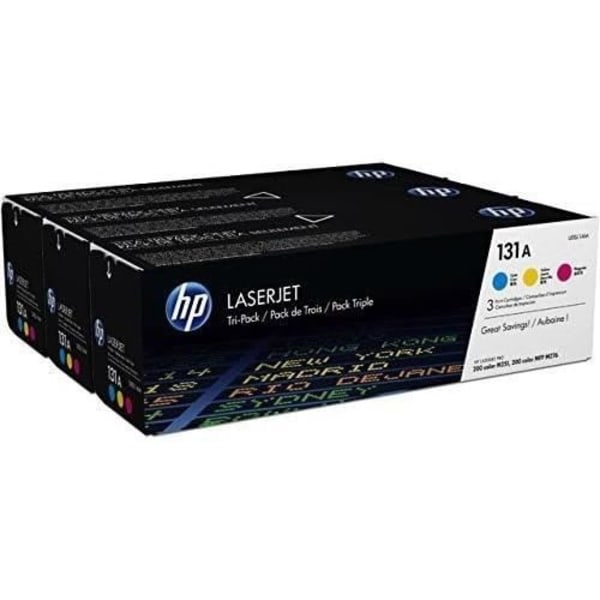 HP 131A tonerkassett - 3-pack original LaserJet-färger för HP LaserJet Pro 200 Color M251/M276