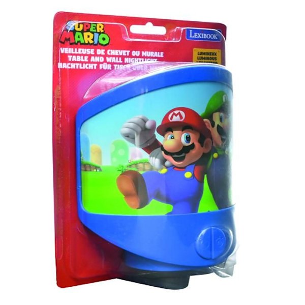 Super Mario nattlampa eller väggmonterad nattlampa