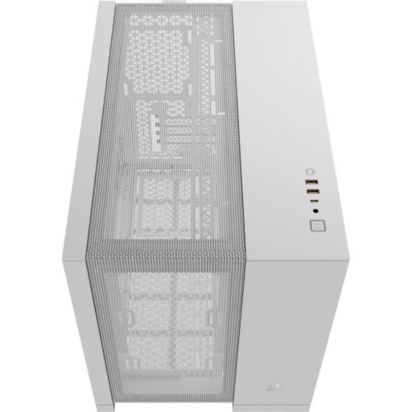 PC-fodral - CORSAIR - 2500D AIRFLOW Micro ATX Dual Chamber - Vit