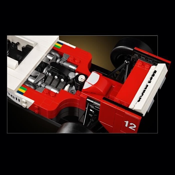 LEGO Icons 10330 McLaren MP4/4 och Ayrton Senna, modellbilset för vuxna Svart