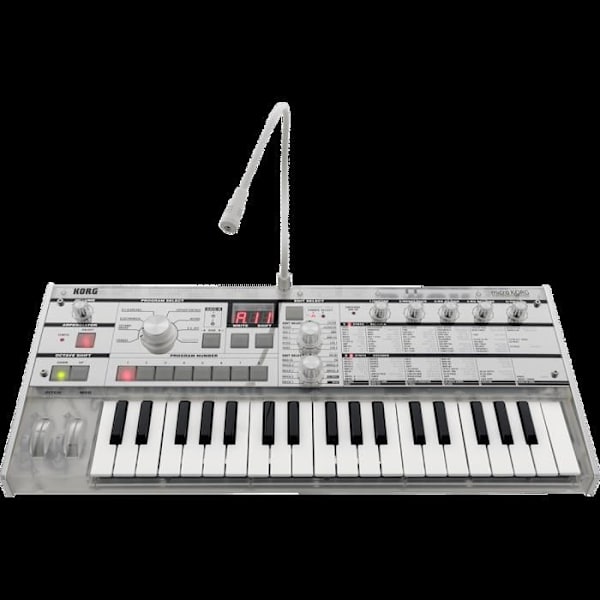 Synthesizer - KORG - MicroKORG Crystal - Analog modelling - 37 tangenter - 20-årsjubileum