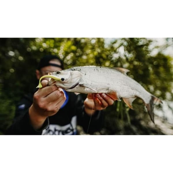 5-pack Quantum 4street B-Ass Shad - grå/vit - 11 cm