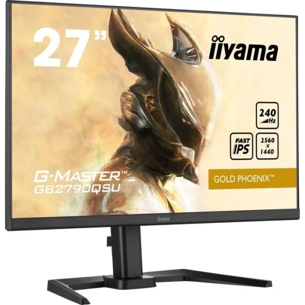 PC Gamer-skärm - IIYAMA - GB2790QSU-B5 - 27" IPS WQHD 2560 x 1440 - 1ms - 240Hz - HDMI DP - Höjdjusterbar fot