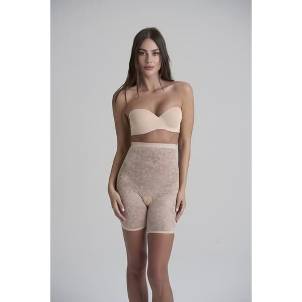Kort spetsunderklänning dam Bye Bra - beige beige M
