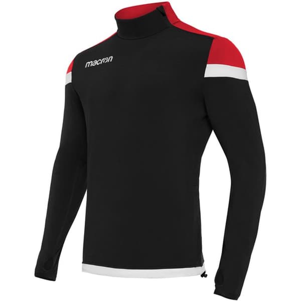 Tigrgris 1/4 Zip Top Långärmad Jersey svart S