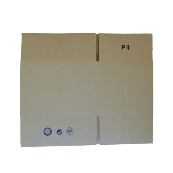 5 små packboxar 16 x 12 x 11 cm brun