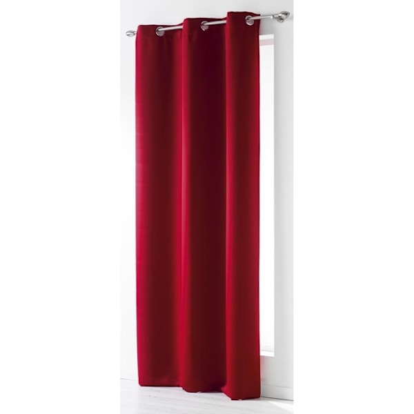 Mörkläggningsgardin - DOUCEUR D'INTERIEUR - OCCULT CARMIN - 140x240 cm - 100 % polyester KARMIN