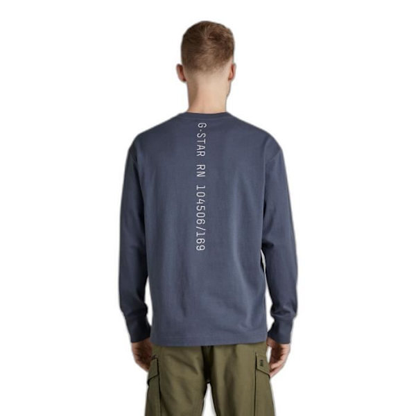 Sweatshirt G-Star Typsnitt Baksida Gr Boxy - fantem blå - XL fantem blå XL