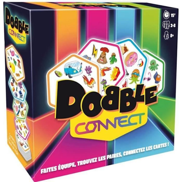 Dobble Connect | Zygomatic - Brädspel - Från 8 år Flerfärgad