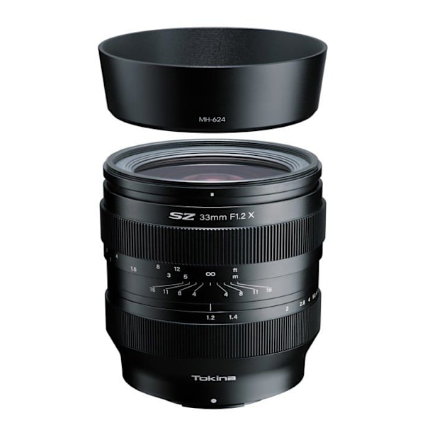 Tokina Lens - TO1-SZX033F - SZ 33mm F1.2 MF - Fujifilm X Black Svart