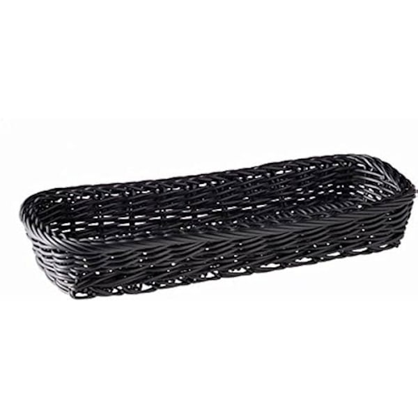Bestickshållare - APS - Modell 40009 - Polypropylen - Svart - 27 x 10 x 4,5 cm Svart