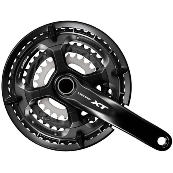 Shimano Deore XT FC-T8000 Hollowtech II Vevsats 26x36x48 10sp - Svart - 175mm