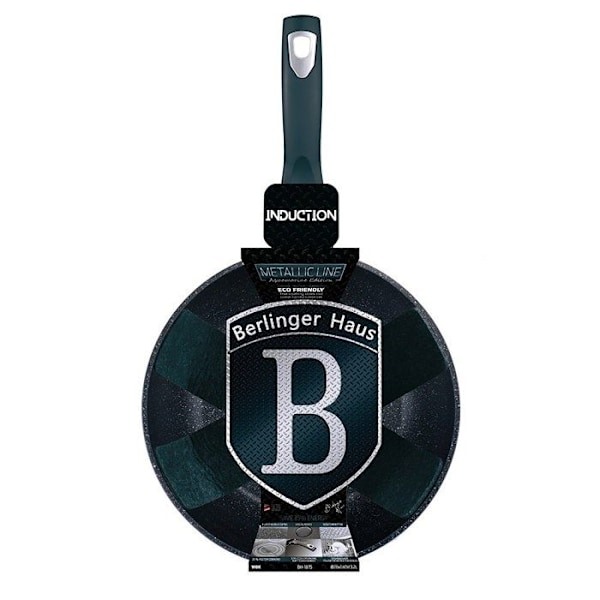 Granitstekpanna - BERLINGER HAUS - Metallic Line - 24 cm - Akvamarin - Hög kvalitet AKVAMARIN