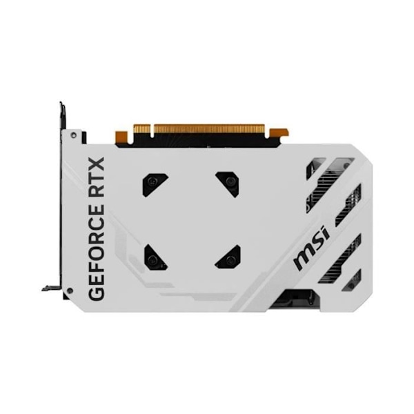 Grafikkort - MSI - RTX 4060 VENTUS 2X WHITE - 8 Go - DLSS3 - 3x DisplayPort, 1x HDMI