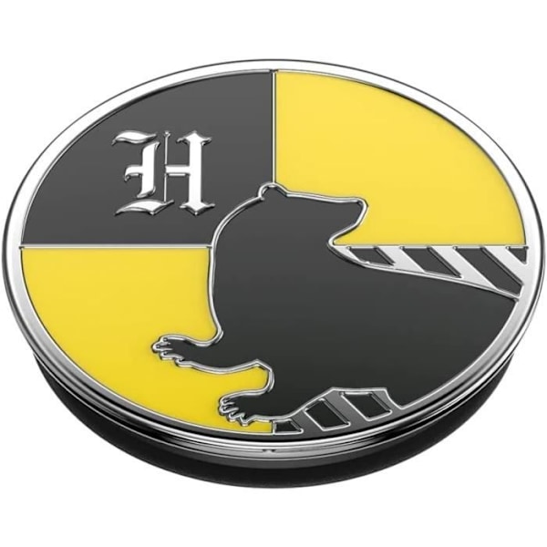 Stöd och Grip för Smartphone - PopSockets - PopGrip - Emalj Hufflepuff - Utbytbar - Polykarbonat PC Emalj Hufflepuff